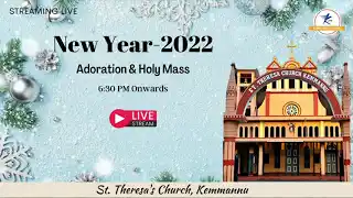 New Year Mass by Bishop Oswald Lewis/Adoration and Felicitation | 2022 | LIVE From Kemmannu,Udupi.