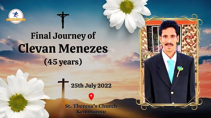 Final Journey Of Clevan Menezes (45 Years) | LIVE from Kemmannu