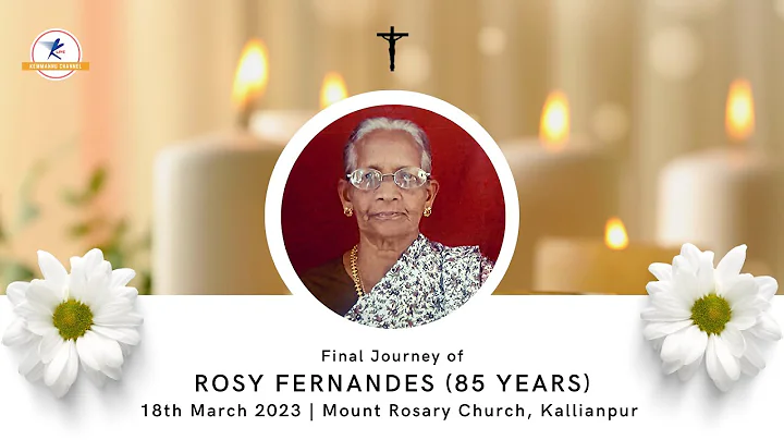 Final Journey of Rosy Fernandes (85 years) | LIVE From Kallianpura