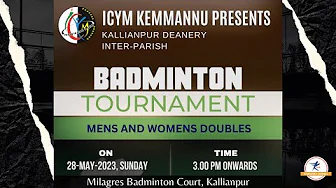 ICYM Kemmannu Presents Badminton Tournament | ICYM || Live From Kallianpur