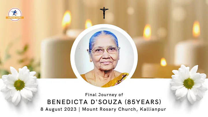 Final Journey Of Benedicta D’Souza (85 Years) |Live From kallianpur