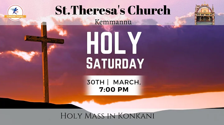Easter Vigil 2024 | Holy Saturday | St. Theresa’s Church, Kemmannu, Udupi | LIVE