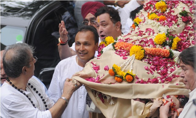 Kemmannu.com | The funeral of legendary Bollywood heart-throb Shammi