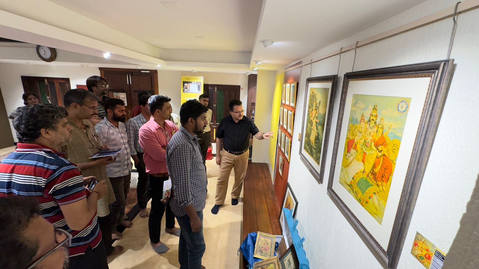 Divine Lithography - Exhibition of rare lithographs from 17th to 19th May at Aditi Gallery, Udupi.