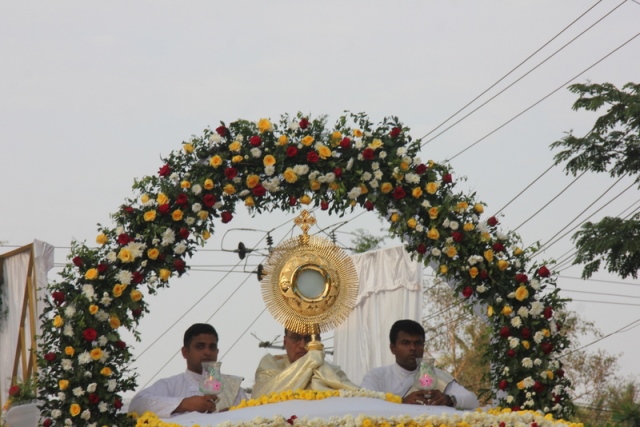 Annual Eucharistic Procession & the Feast of Christ the King, at Kallianpur