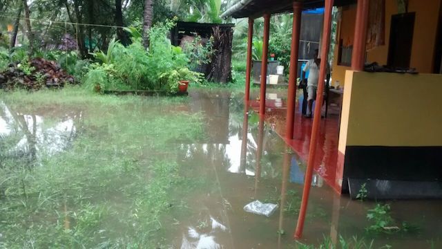 Heavy rainfall damage houses in Udupi