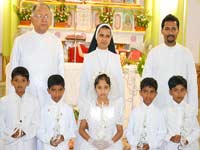 First Holy Communion celebration at Kemmannu Church