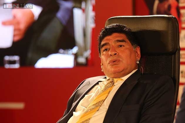 Diego Maradona baptised in the same river as Jesus Christ?