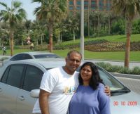 Fiona and Achutha Prabhu,Dubai